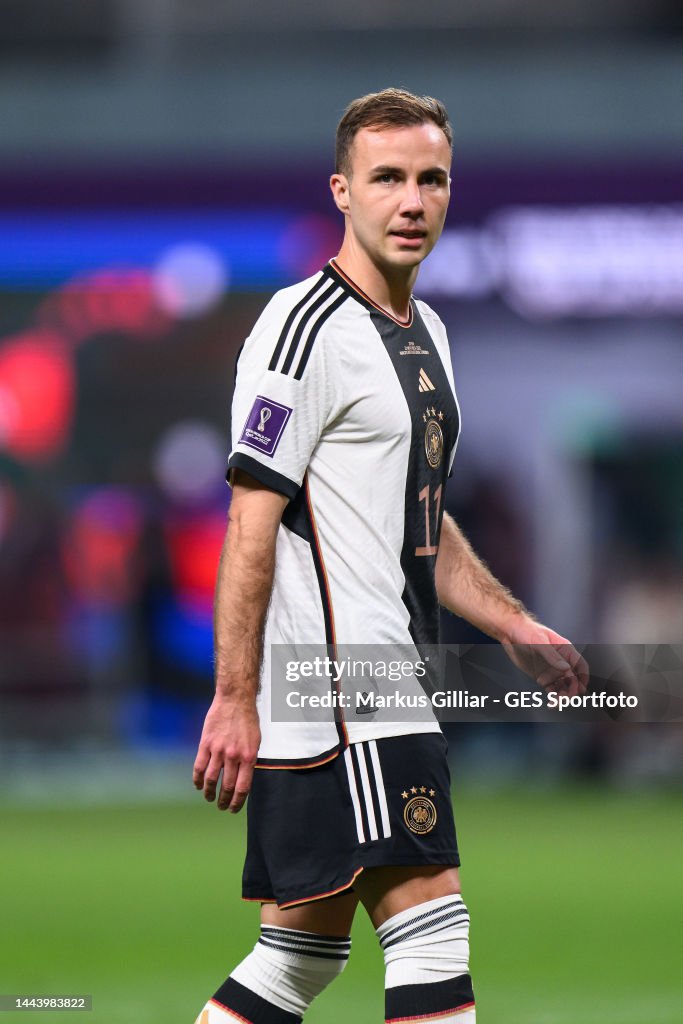 Mario Goetze of Germany looks on during the FIFA World Cup Qatar 2022 ...