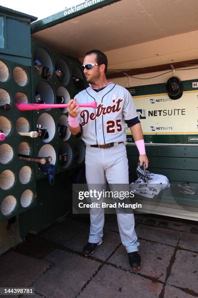 Ryan Raburn Automatic Ryan Raburn of the Detroit Tigers gets ready in the dugout by... News ...
