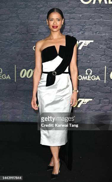 Gugu Mbatha-Raw attends a photocall for "60 Years of James Bond" on November 23, 2022 in London, England.
