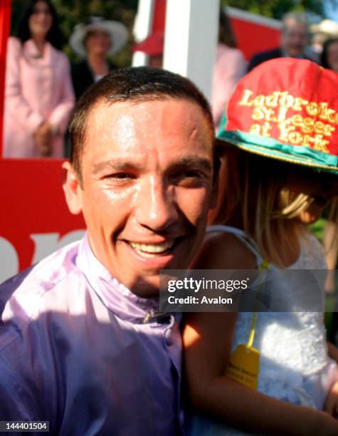 Frankie and his daughter Ella. Sixties Icon won the St. Leger by 2 1/2 lengths with jockey Frankie Dettori celebrating his fourth St Leger victory by...