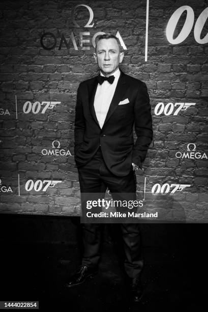 Daniel Craig attends a special event hosted by Omega to celebrate 60 years of James Bond on November 23, 2022 in London, England.