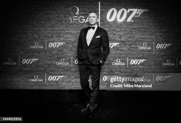 Daniel Craig attends a special event hosted by Omega to celebrate 60 years of James Bond on November 23, 2022 in London, England.