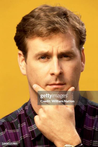 American actor, stand-up comedian, impressionist, and television host Dave Coulier poses for a portrait, Los Angeles, California, January 1993....