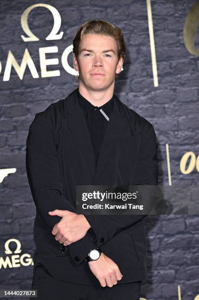 Will Poulter attends a photocall for "60 Years of James Bond" on November 23, 2022 in London, England.