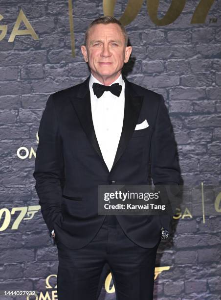 Daniel Craig attends a photocall for "60 Years of James Bond" on November 23, 2022 in London, England.