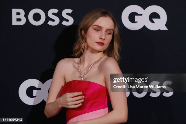 Olivia DeJonge attends the 2022 GQ Men Of The Year Awards at Crown Sydney on November 23, 2022 in Sydney, Australia.