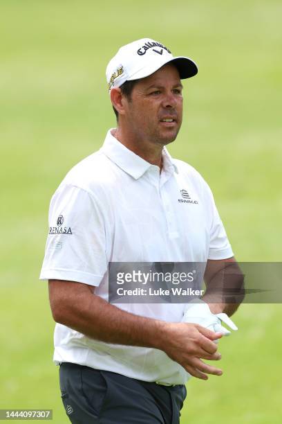 Jaco van Zyl of South Africa walks on the 10th hole during Day One of the Joburg Open at Houghton GC on November 24, 2022 in Johannesburg, South...
