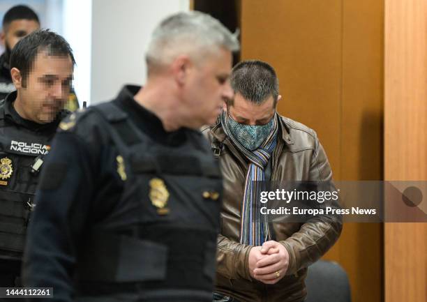 Jose Enrique Abuin, 'El Chicle' during a trial at the Provincial Court of A Coruña, on 24 November, 2022 in A Coruña, Galicia, Spain. Today ends the...