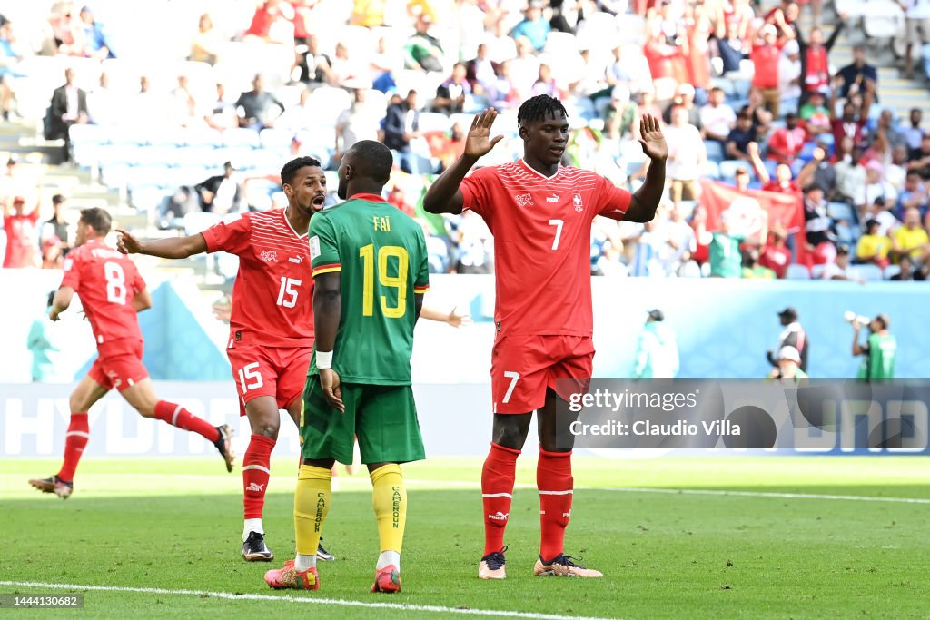 Switzerland v Cameroon: Group G - FIFA World Cup Qatar 2022