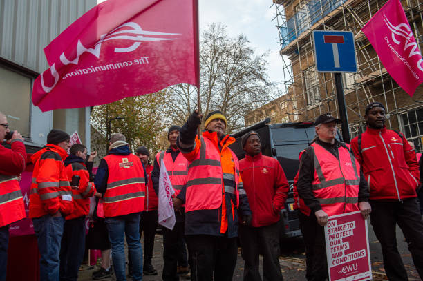 GBR: Royal Mail Workers Go On Strike