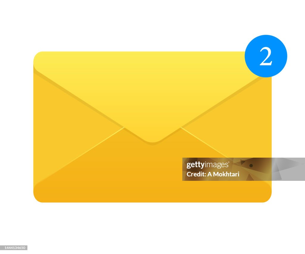 Envelope with messages received.