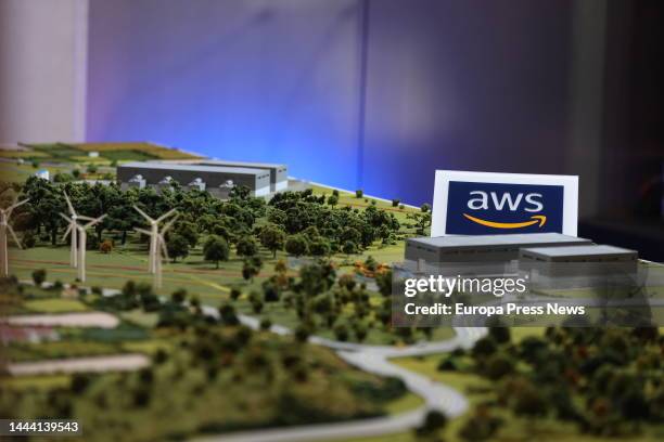 Model of Amazon Web Services at the opening ceremony of the business meeting 'Innovation in the cloud as an opportunity for Spain', at the Hotel...