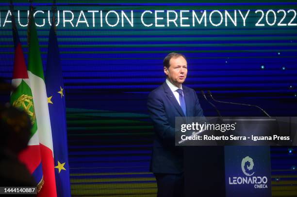 Roberto Viola General Director of CNECT attends the Leonardo Supercomputer inauguration ceremony at CINECA Tecnopolo on November 24, 2022 in Bologna,...