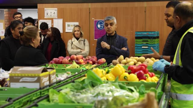 GBR: London Mayor Visits Community Foodbank In Harrow