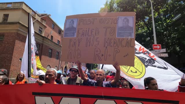ZAF: South Africa Post Office Workers Strike Nationwide