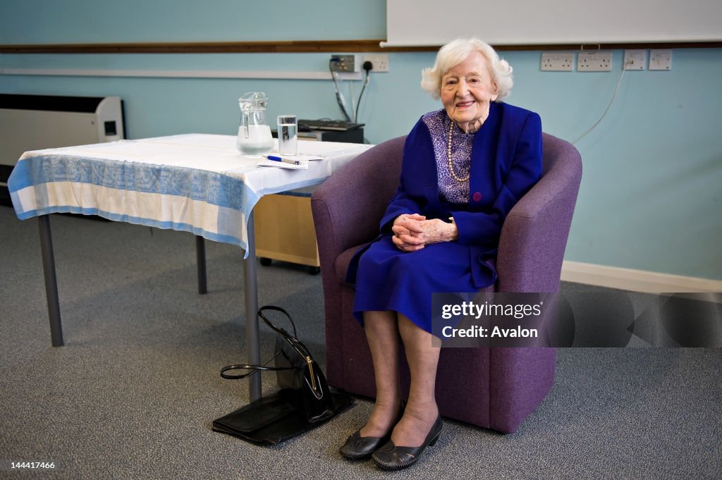 Marguerite Patten OBE talking about her new book