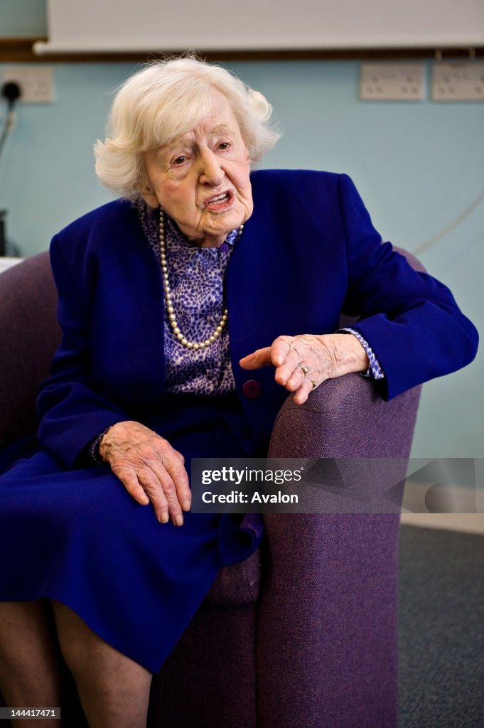 Marguerite Patten OBE talking about her new book