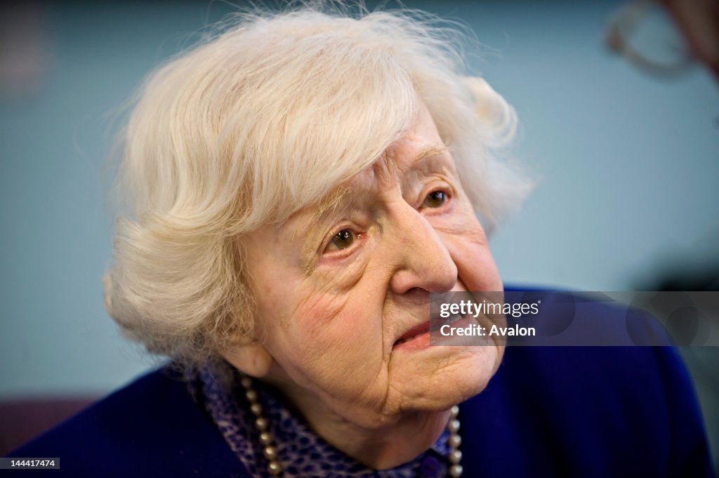 Marguerite Patten OBE talking about her new book
