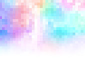 abstract pastel coloured background with square