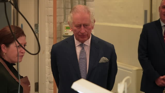 GBR: King Charles III Visits The Honourable Society Of Grays Inn And St Barts Hospital
