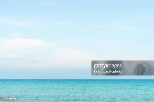 Landscape of a beautiful sea and sky in the beautiful and sunny day. landscape beautiful sea sky beautiful sunny