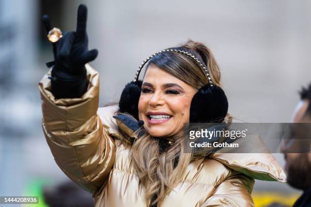 Paula Abdul attends the 2022 Macy's Thanksgiving Day Parade on November 24, 2022 in New York City.