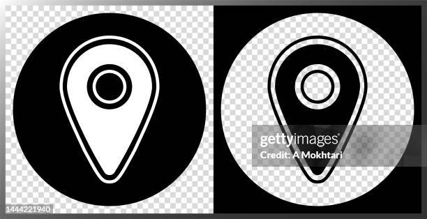 gps marker icon. - automotive navigation system stock illustrations