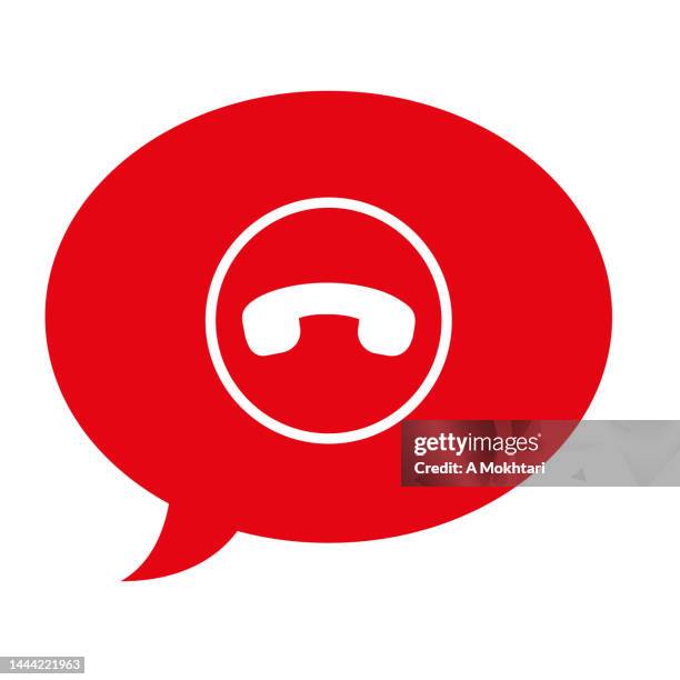 speech bubble, phone call finished. - call me gesture stock illustrations