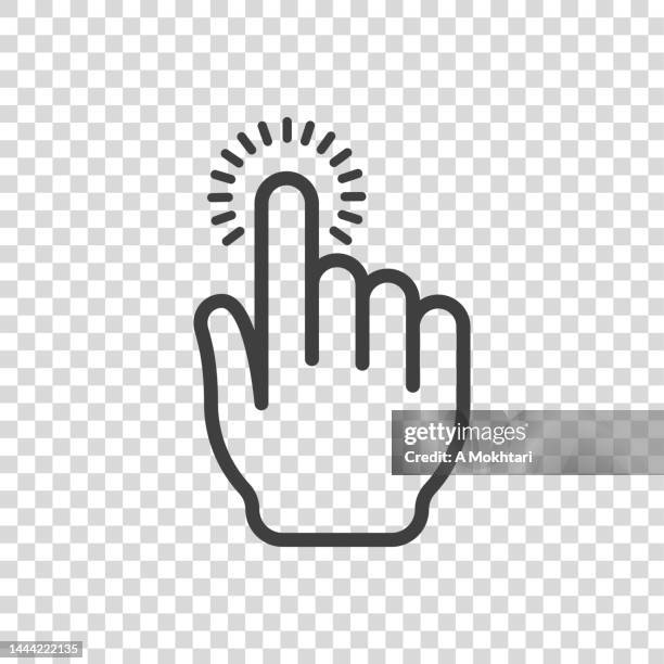 369 Mouse Click Icon Transparent High Res Illustrations - Getty Images