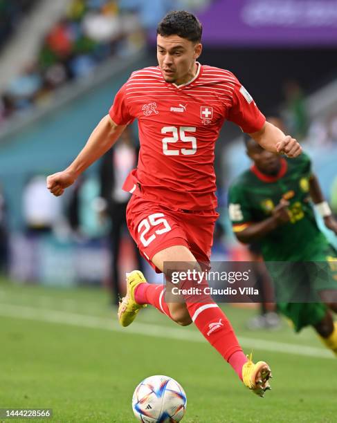 Fabienne Rieder Fabian Rieder of Switzerland in action during the FIFA World Cup ...