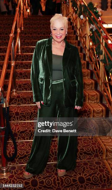 Denise Welch attends the press night performance of "Elf The Musical" at The Dominion Theatre on November 24, 2022 in London, England.