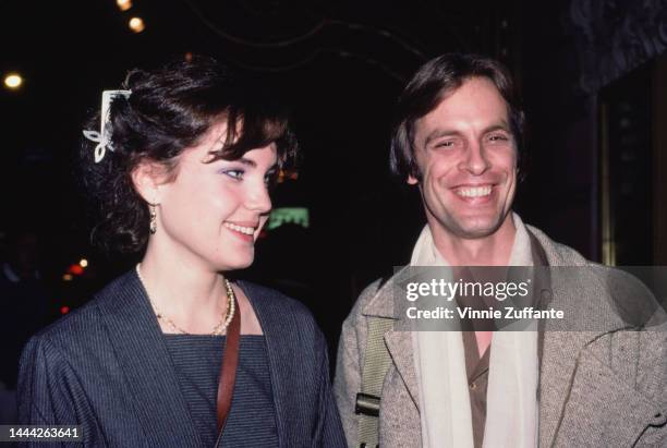 Elizabeth McGovern and Keith Carradine attends an event, circa 1990s.