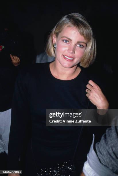 Belinda Carlisle at the MTV Video Music Awards in Los Angeles, California, United States, 5th September 1986.