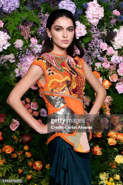 Lucia Rivera attends the "Aquazurra" photocall at the Fernán Nuñez Palace on November 24, 2022 in Madrid, Spain.