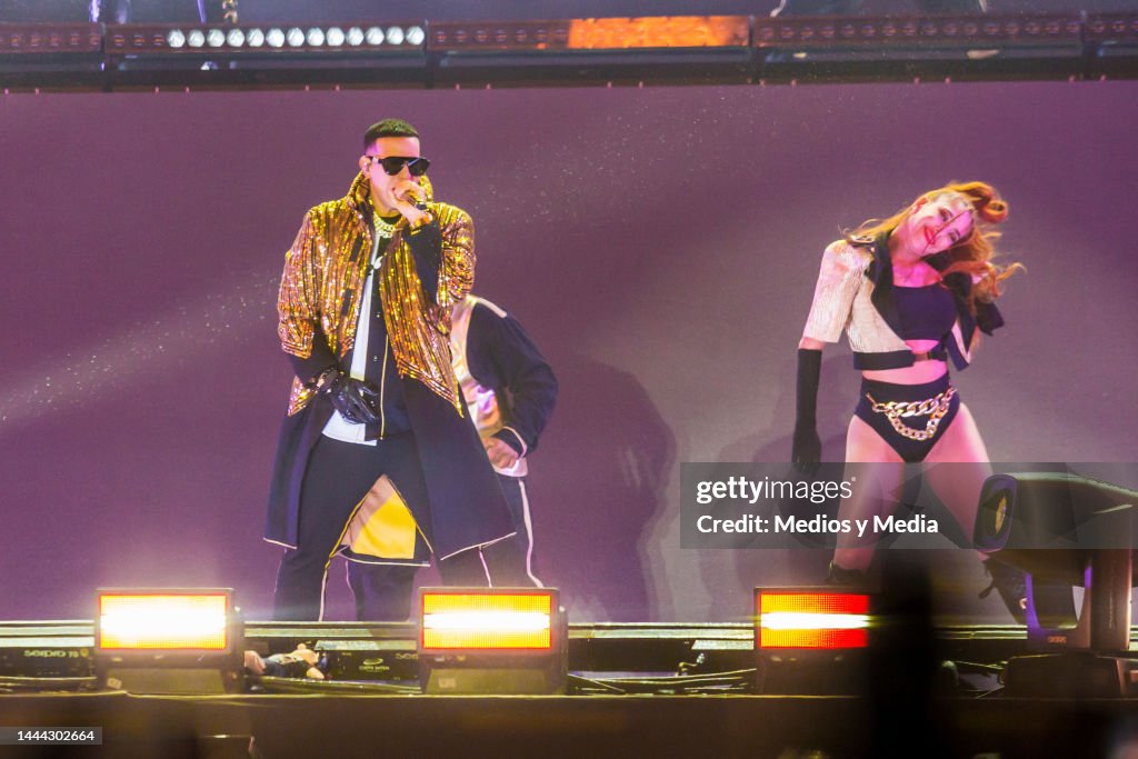 Daddy Concert Daddy Yankee performs during a concert as part of the 'La Ultima ...