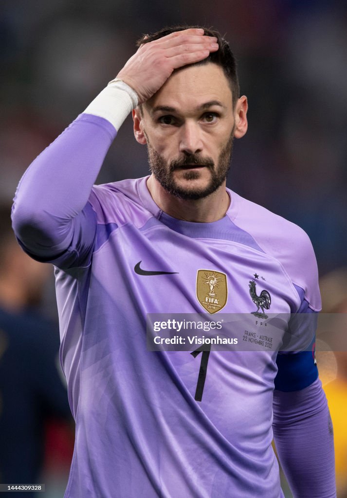 Hugo Lloris of France during the FIFA World Cup Qatar 2022 Group D ...