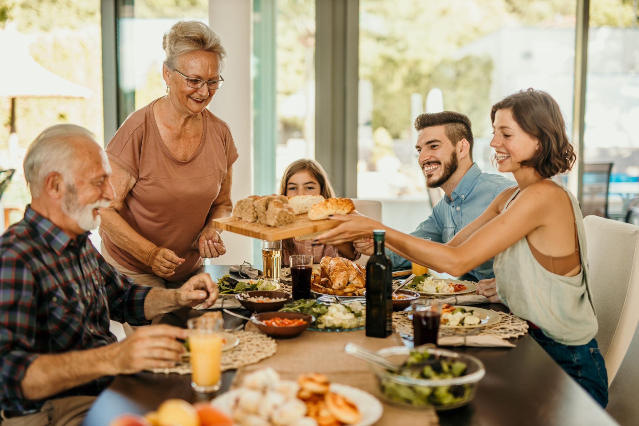 family meal table