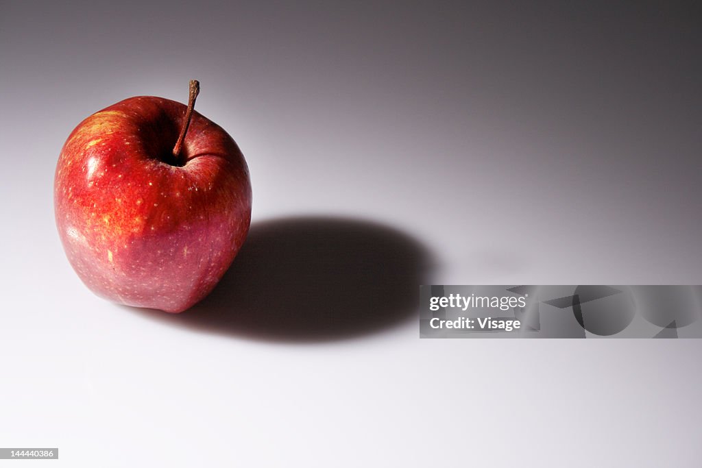 A single red Apple