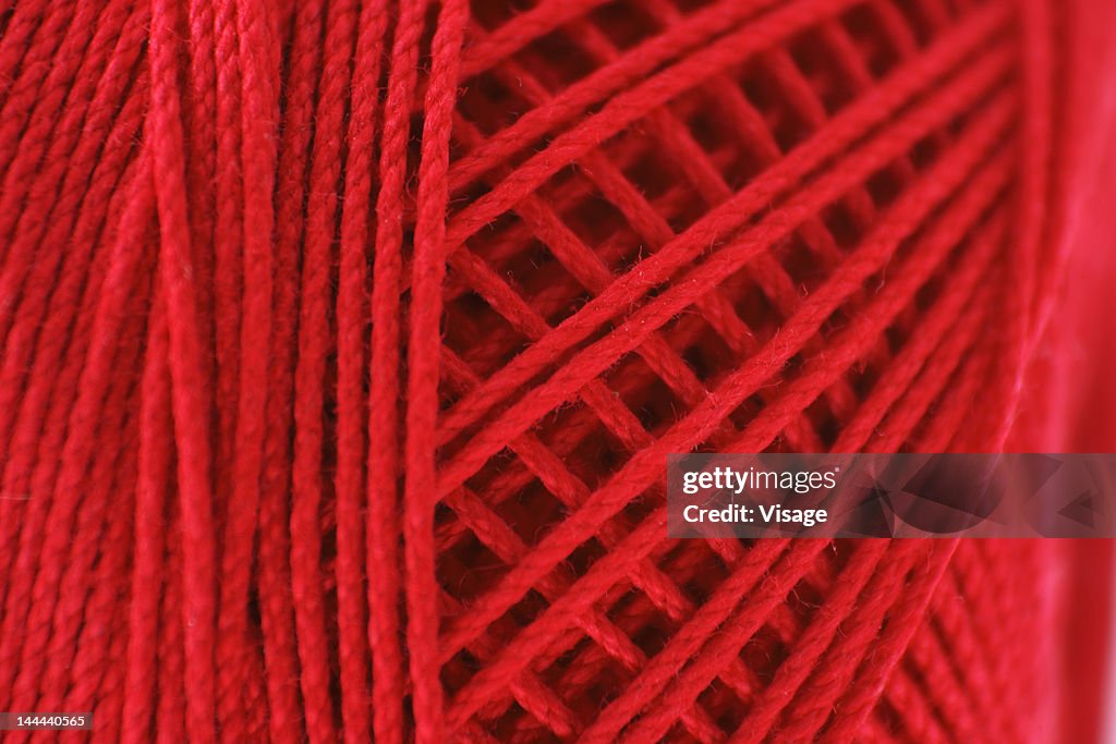 Extreme Close up of a thread spool