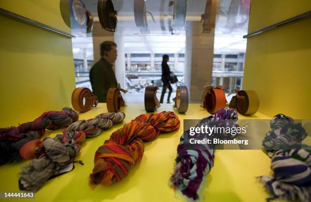 Paul Smith Ltd. Merchandise is displayed in one of the company's stores in Hong Kong, China, on Monday, May 14, 2012. Paul Smith, the British fashion...