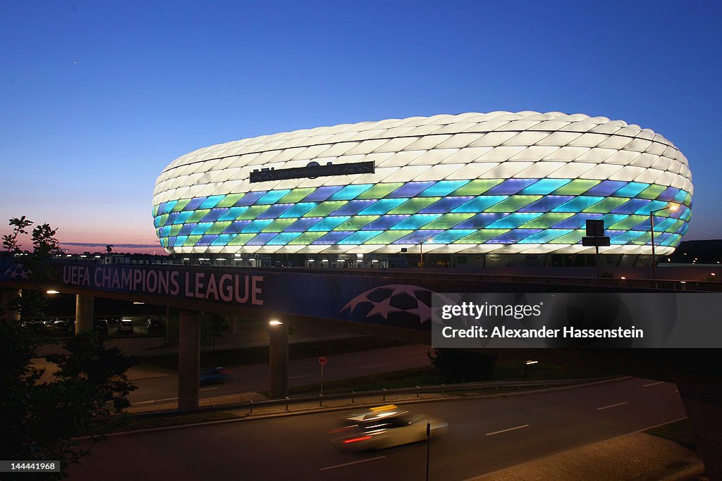 Allianz Arena Illuminated for UEFA Champions League Final