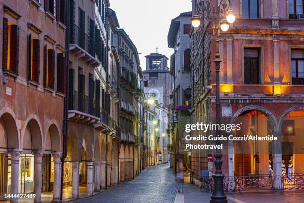 treviso, piazza dei signori - vintage italy stock pictures, royalty-free photos & images