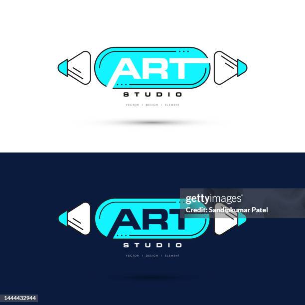 Artist Development Logo 233 Artist Drawing Logo High Res Illustrations - Getty Images