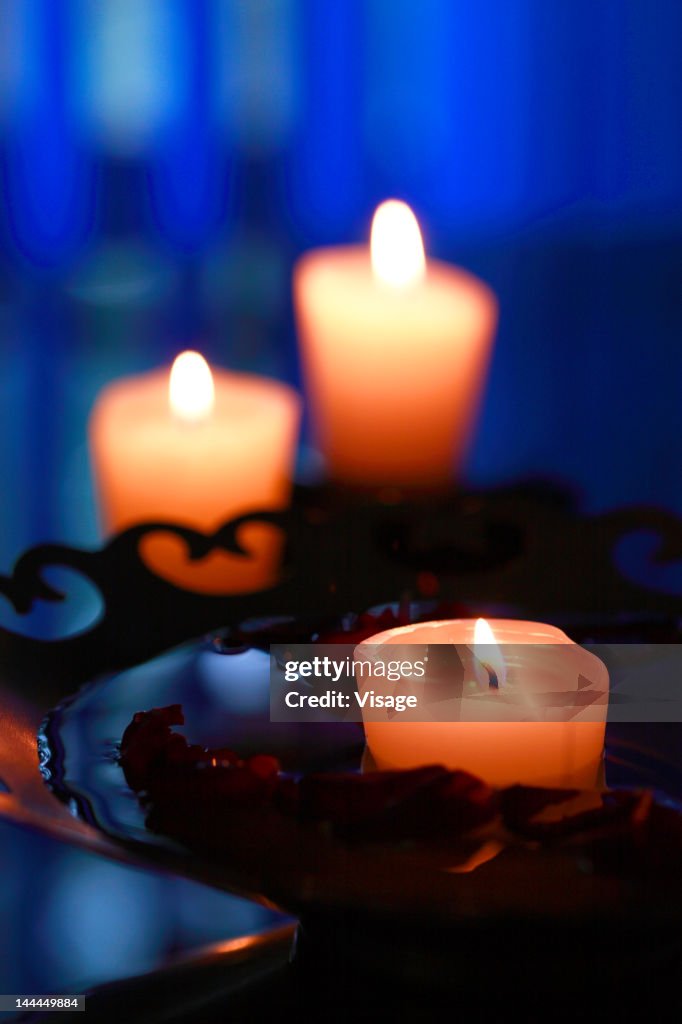 Close up of candles