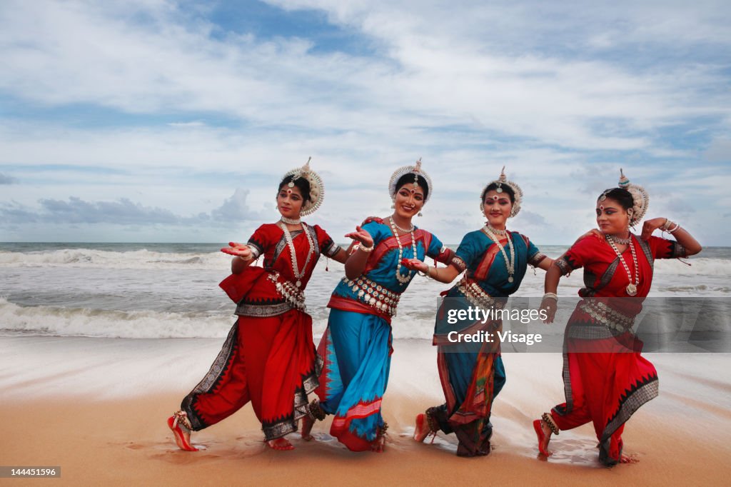 Group of Odissi dancers