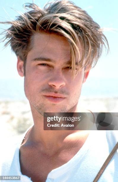 Actor Brad Pitt in his modelling days in the early 1990's.;