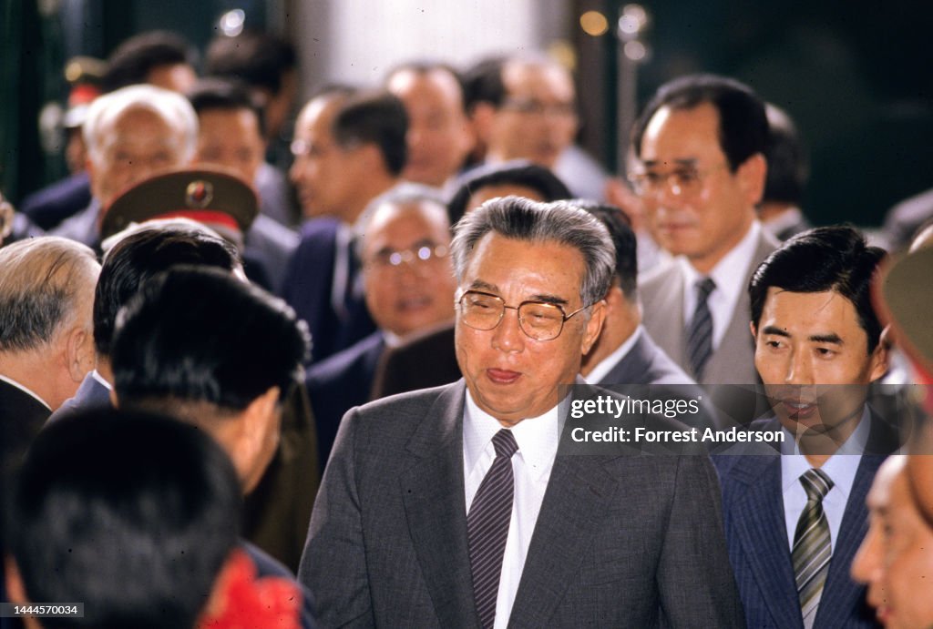 Kim Il-Sung Arrives in Beijing