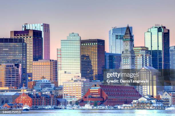 boston, massachusetts - boston harbour stock pictures, royalty-free photos & images