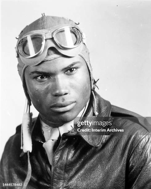 Portrait of Tuskegee airman Howard Wooten , Tuskegee, Alabama, 1944.