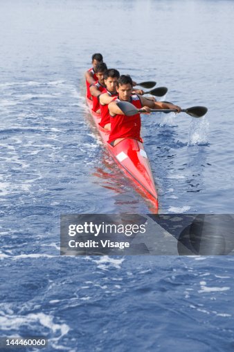 Men Rowing Boat High-Res Stock Photo - Getty Images